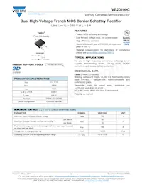 VB20100C-M3/4W Datasheet Cover