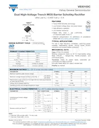 VB30100C-M3/4W Datasheet Cover