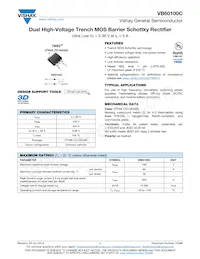 VB60100C-M3/4W Datasheet Cover
