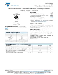 VBT3045C-M3/4W Datasheet Cover