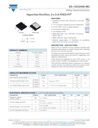 VS-10CDH06-M3/I Datasheet Cover