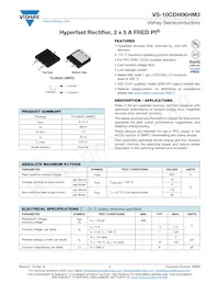 VS-10CDH06HM3/I Datasheet Cover