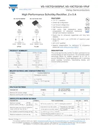 VS-10CTQ150-1PBF Datasheet Copertura