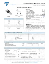 VS-10CTQ150-N3 Datasheet Copertura