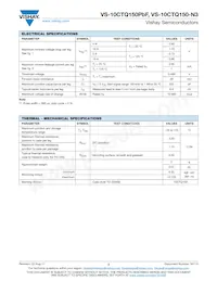 VS-10CTQ150-N3 Datasheet Pagina 2