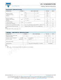 VS-12CWQ06FN-M3 Datasheet Page 2