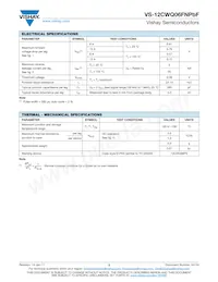 VS-12CWQ06FNTRPBF Datasheet Page 2