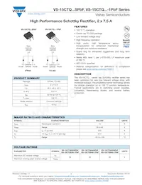 VS-15CTQ045-1PBF Datenblatt Cover