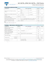 VS-16CTQ060STRLPBF Datasheet Page 2