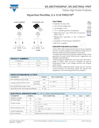VS-20CTH03-1PBF Datasheet Cover