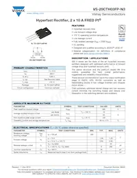 VS-20CTH03-N3 Datasheet Cover