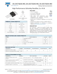 VS-20CTQ045-M3 Datasheet Cover