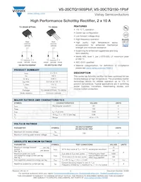 VS-20CTQ150-1PBF Datasheet Cover