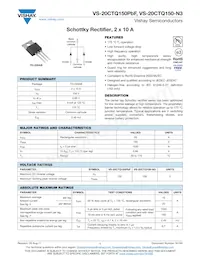 VS-20CTQ150-N3 Datasheet Copertura