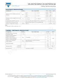 VS-20CTQ150-N3 Datasheet Page 2