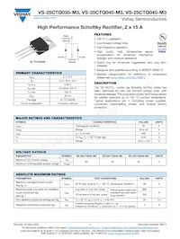 VS-25CTQ045-M3 Datasheet Cover