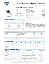 VS-25CTQ045-N3 Datasheet Cover