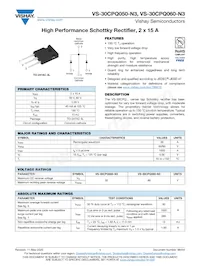 VS-30CPQ050-N3 Datasheet Copertura
