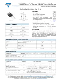 VS-30CTQ050-N3 Datasheet Copertura