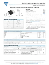 VS-30CTQ060-M3 Datasheet Cover