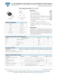 VS-32CTQ030-N3 Datasheet Copertura