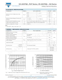 VS-40CPQ040PBF Datasheet Page 2