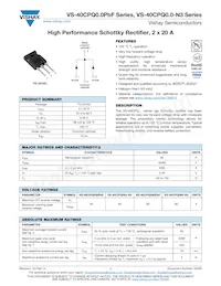 VS-40CPQ060PBF Datasheet Cover