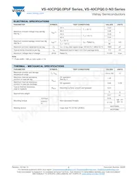 VS-40CPQ060PBF Datasheet Pagina 2