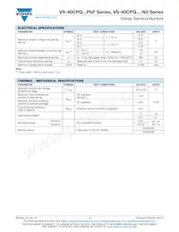 VS-40CPQ080PBF Datasheet Pagina 2