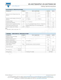 VS-40CTQ045-N3 Datasheet Pagina 2