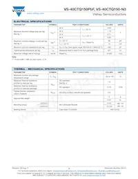 VS-40CTQ150-N3 Datasheet Pagina 2
