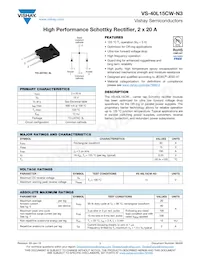 VS-40L15CWPBF Datasheet Cover