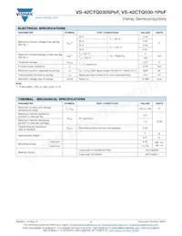 VS-42CTQ030-1PBF Datasheet Pagina 2