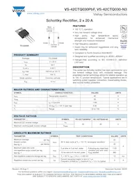 VS-42CTQ030-N3數據表 封面