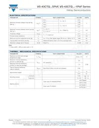 VS-43CTQ100STRLPBF Datasheet Page 2