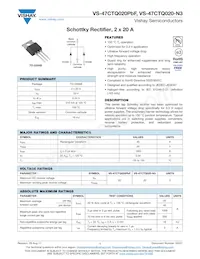 VS-47CTQ020-N3 Datasheet Cover