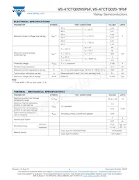 VS-47CTQ020STRLPBF Datasheet Page 2