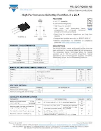 VS-52CPQ030PBF Datasheet Cover