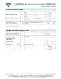 VS-60CTQ045-M3 Datasheet Page 2
