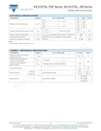 VS-61CTQ045-N3 Datasheet Pagina 2