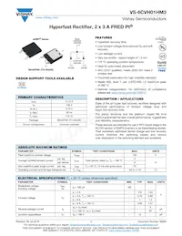 VS-6CVH01HM3/I Datasheet Cover