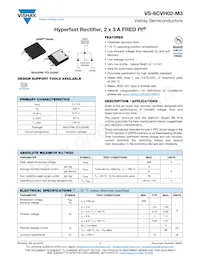 VS-6CVH02-M3/I Datenblatt Cover