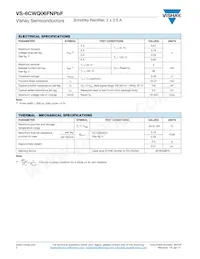 VS-6CWQ06FNTRLPBF Datasheet Page 2