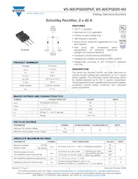 VS-80CPQ020PBF Datasheet Cover