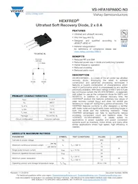VS-HFA16PA60C-N3 Datenblatt Cover