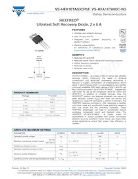 VS-HFA16TA60C-N3 Datenblatt Cover