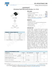 VS-HFA30TA60C-M3 Datasheet Copertura