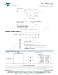 VS-HFA70FA120 Datasheet Pagina 5