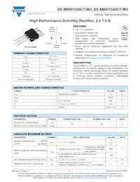 VS-MBR1545CT-M3 Datasheet Cover