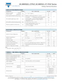 VS-MBR2035CT-1PBF Datenblatt Seite 2